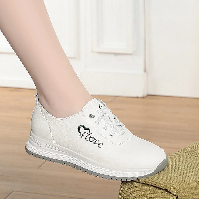 Mom Shoes Comfortable Not Tiredsports White Women Spring Autumn Zpaxo