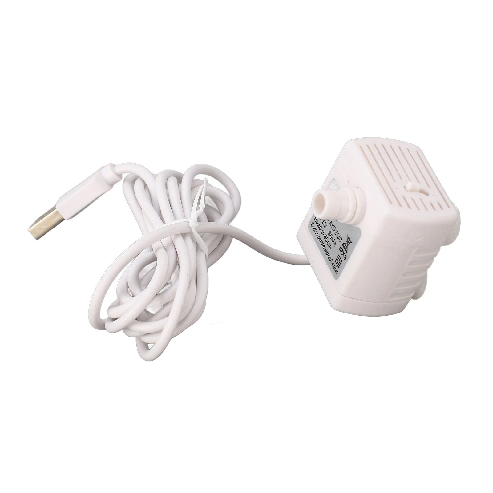 Cat Fountain Quiet Pet Water Pump Brushless Motor Adjustable USB