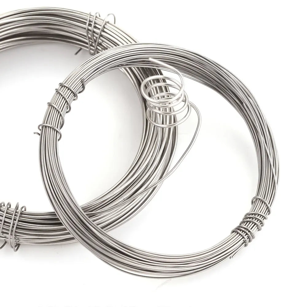 10m Roll 0 3- Stainless Steel Wire Jewelry Making Beads Cord String