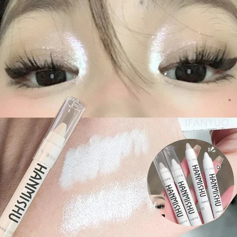 Diamond Highlight Stick Monochrome Pearlescent Matte White Eyeshadow
