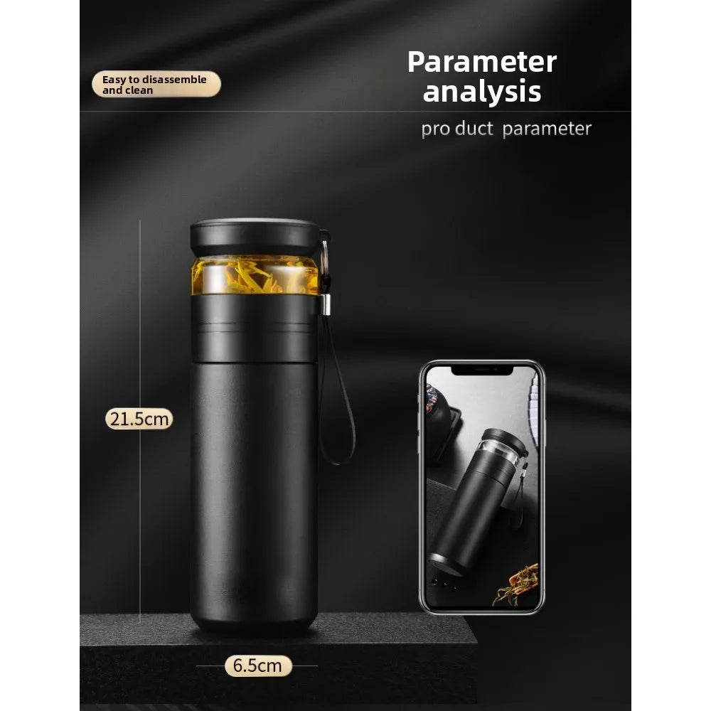 Multi-functional Outdoor Tea-water Separation Insulated Cup 316