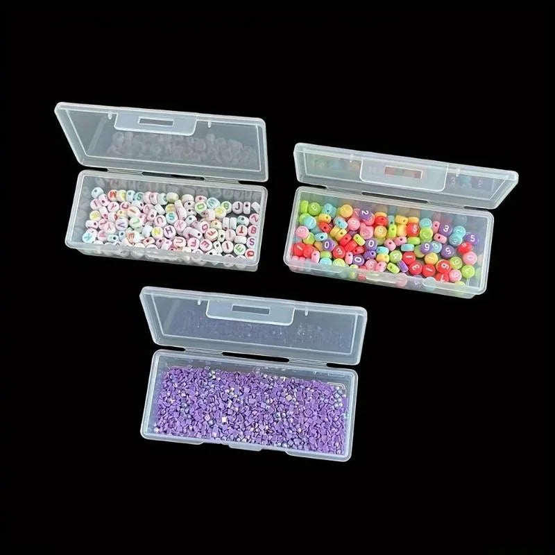 CM4 Adjustable Dividers Clear Plastic Storage Organizer Box Craft