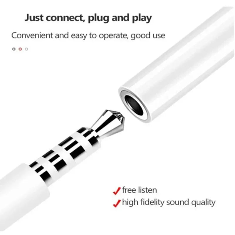 Lightning to 3.5mm Headphone Adapter for iPhone – 1–8 Pack Audio Adapter Zpaxo