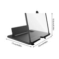 Portable Phone Screen Magnifier Foldable Stand Pull Out Holder