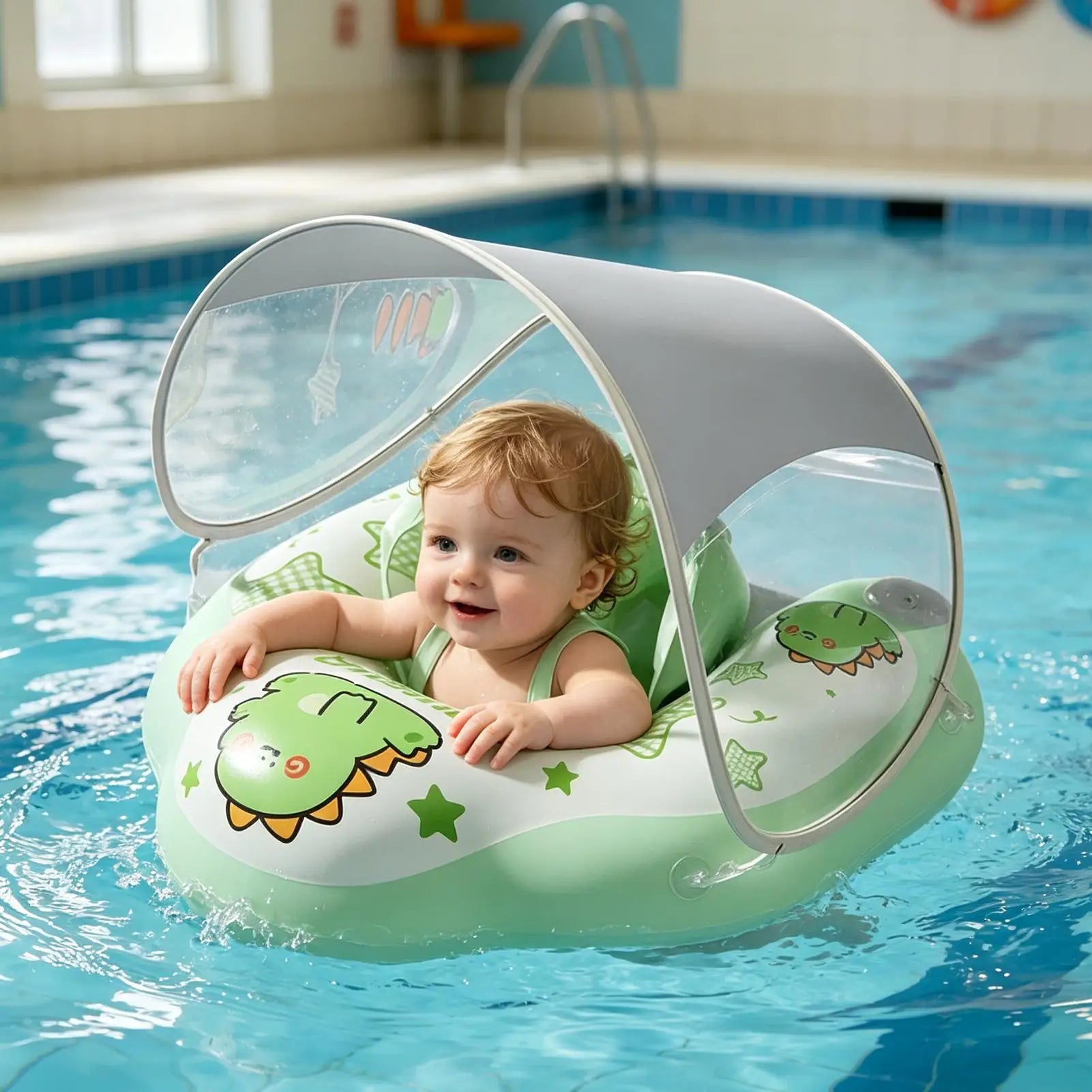 Water Floats Kids Inflatable Removable Comfortable Child Swim Float Zpaxo