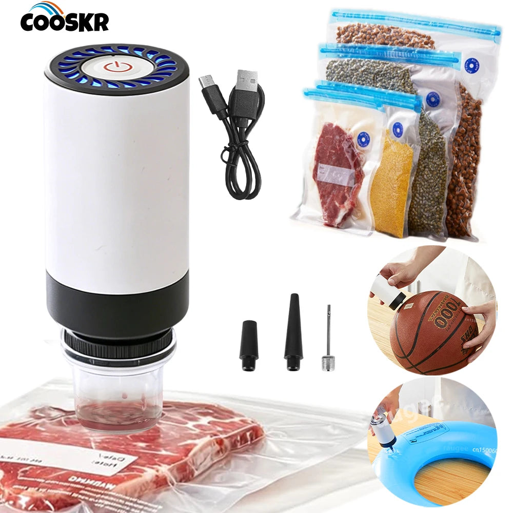 Vacuum Packaging Machine Food Storage Mini Handheld Pump Portable