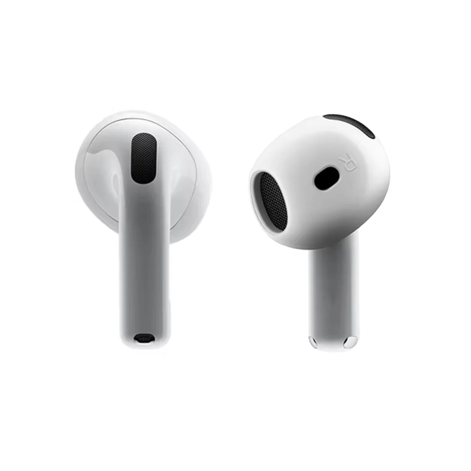 1-3Pairs For Apple AirPods 4 Silicone Earbuds Cover Ear Tips Anti Slip Earphones Earplugs For AirPods 4th Gen Protective Sleeve Zpaxo White 2 Pairs
