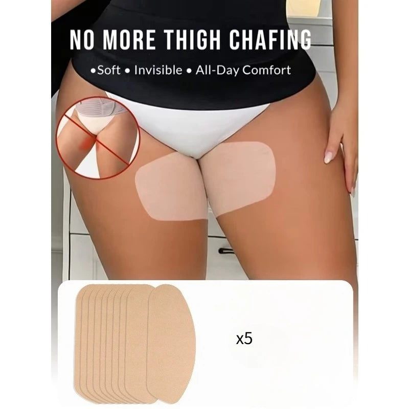 Discreet Thigh Chafing Pads Skin-friendly Adhesive Protectors Prevent
