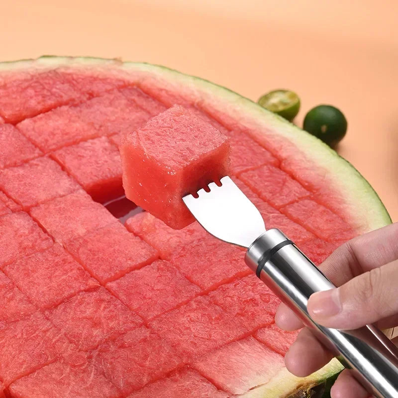 Windmill Watermelon Slicer – Stainless Steel Fruit Divider Tool Fruit Slicer Tool Zpaxo