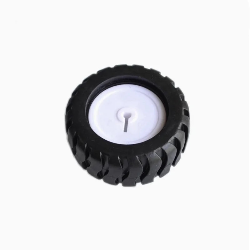 D-axis Rubber Tire Robot Accessory Tracking Car Model Wheel N20 Zpaxo