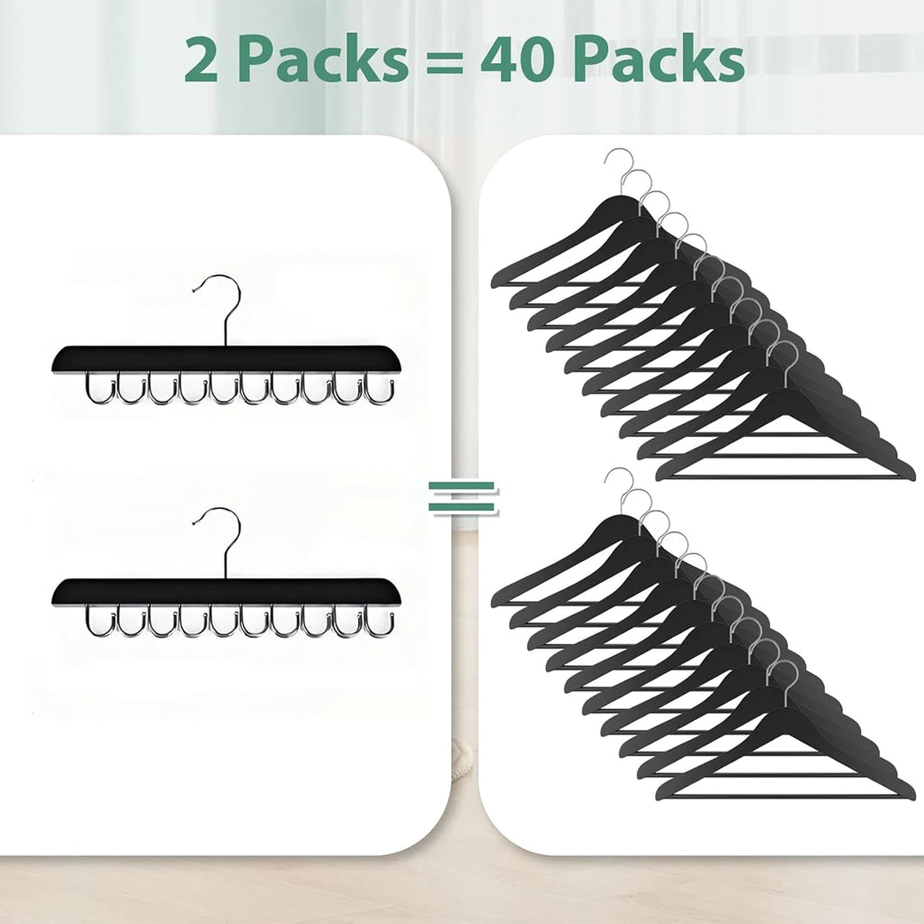 Wooden Bra & Vest Hanger Organizer Rack | Dorm & Apartment