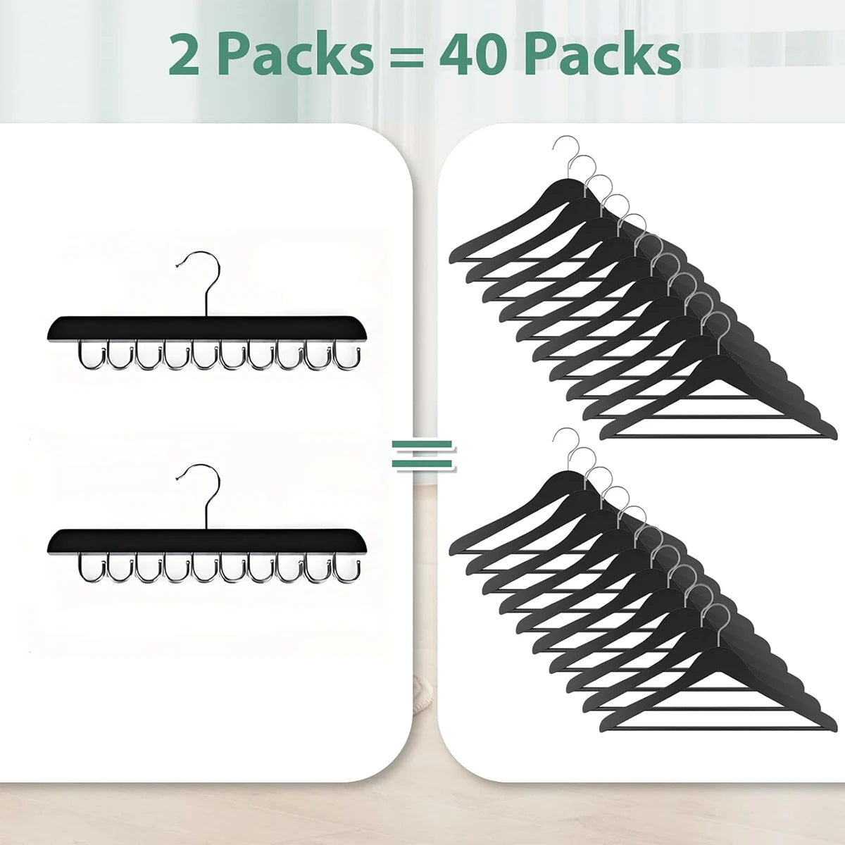 Wooden Bra & Vest Hanger Organizer Rack | Dorm & Apartment