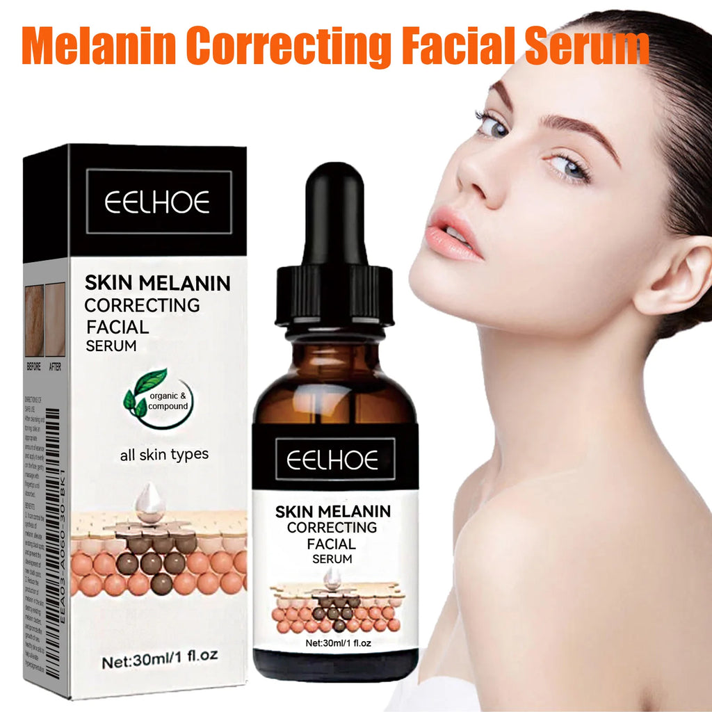 Melanin Correcting Facial Serum Fade Dark Spots Anti Freckle Lightening Pigment Blemish Niacinamide Brightening Face Serum Zpaxo
