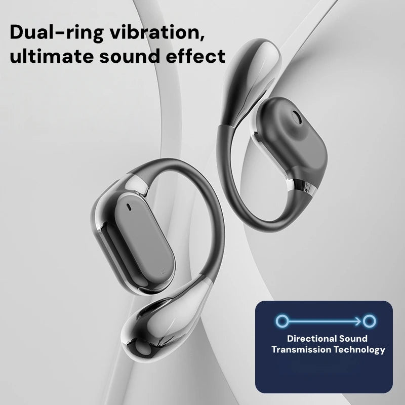 Open Ear Wireless Earbuds Bluetooth Headphones 50Hrs Playtime Stereo