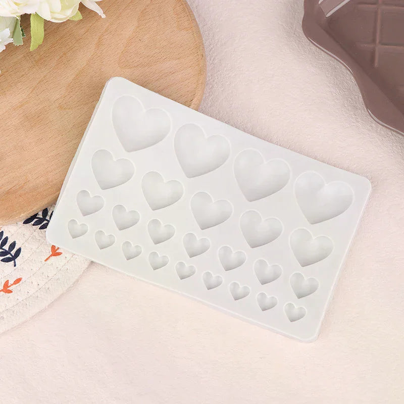 25 Cavity Love Silicone Molds Pastry Fondant Chocolate Cake Decor Zpaxo