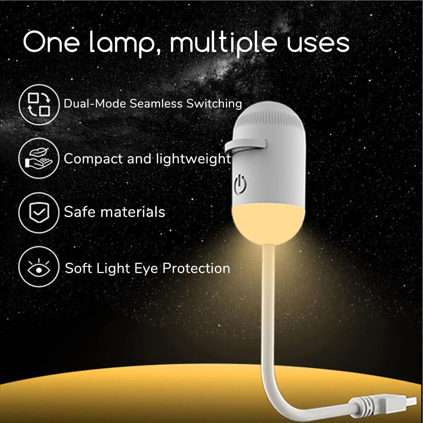 Projector Night Light 1 360 Rotation Adjustable Brightness Star Sky