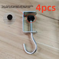 4pcs Removable Desk Hooks: Backpack Hanger & Headphone Stand, Portable Student Organizer Zpaxo 4pcs