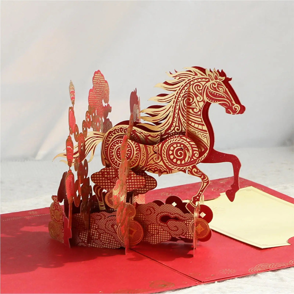 Vintage Horse Birthday Card 2026 Greeting Keepsake Men Women Kids Zpaxo