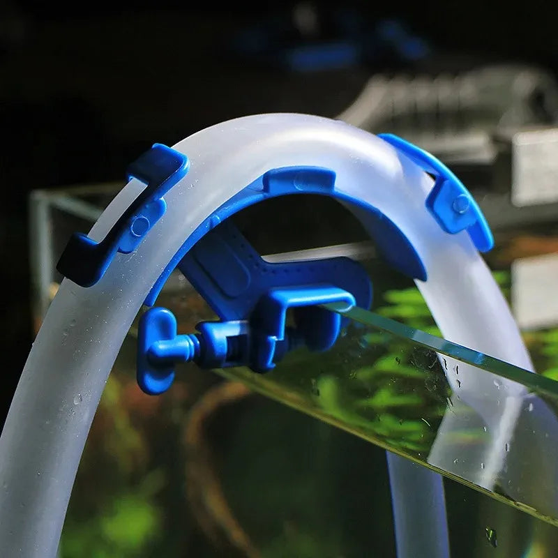 Aquarium Water Pipe Filter Hose Holder Clamp Tube Mount Tank Accessory - Aquarium Filtration Water Pipe Fixing Clip Zpaxo