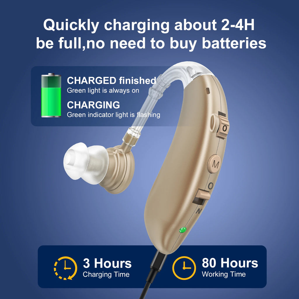 Hearing AIDS Adults Amplifiers Clear Sound Reproduction Noise