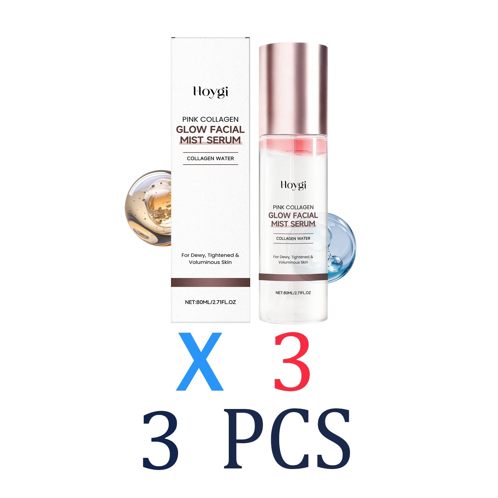 80ml Facial Moisturizer Spray for Winter Skincare Dry Skin Remedy Deep Hydration Lock Radiant Holiday Special Mist Sensitive Zpaxo 3 Pcs