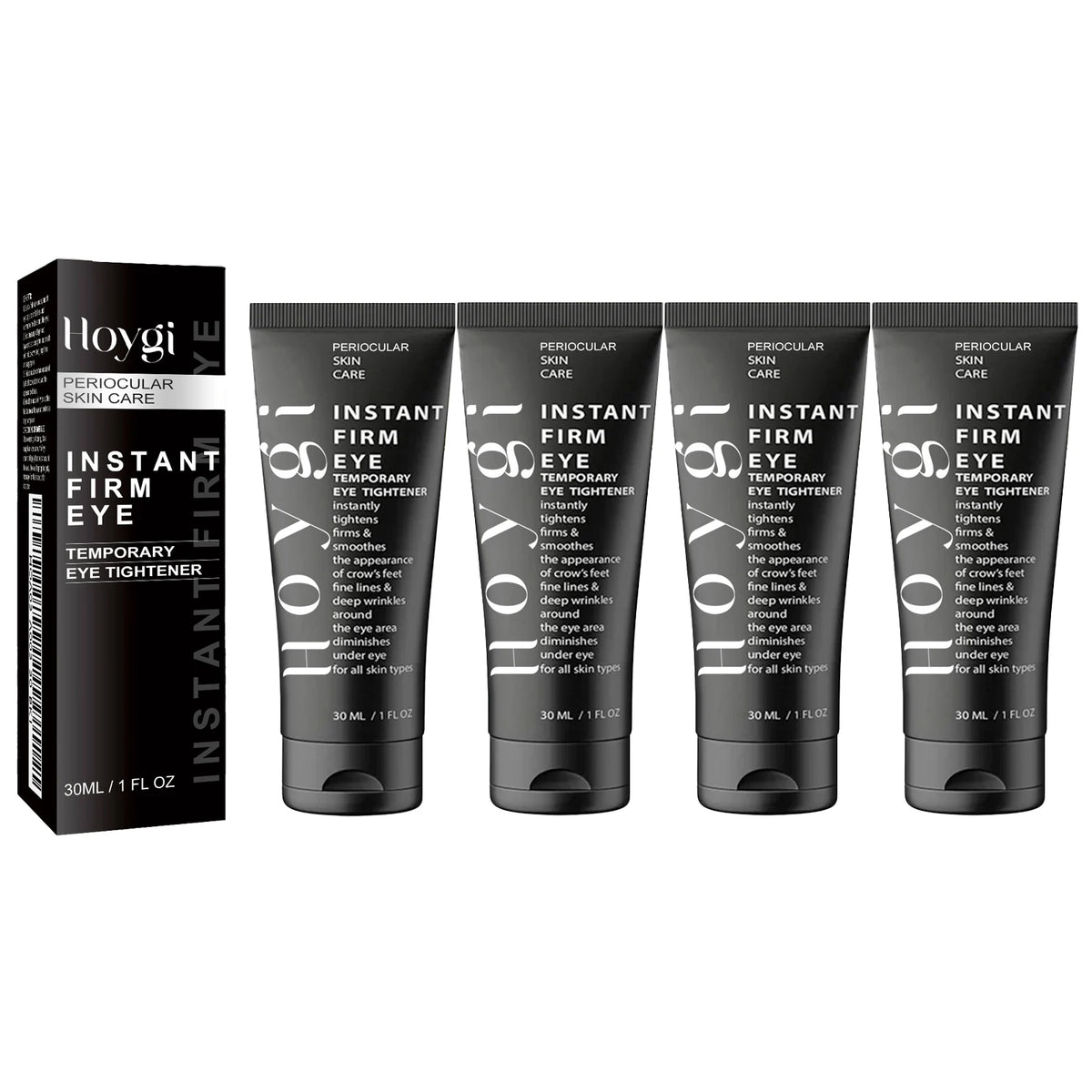Hoygi 30ml Peptide Collagen Eye Cream Reduce Dark Circles Puffiness and Fine Lines Firming and Hydrating Under Eye Treatment Zpaxo 4PCS
