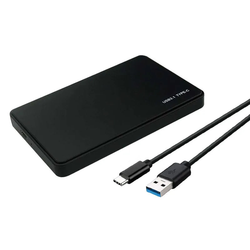 2.5" SATA USB3.1 HDD Enclosure Mobile Hard Drive Cases for SSD External Storage HDD Zpaxo