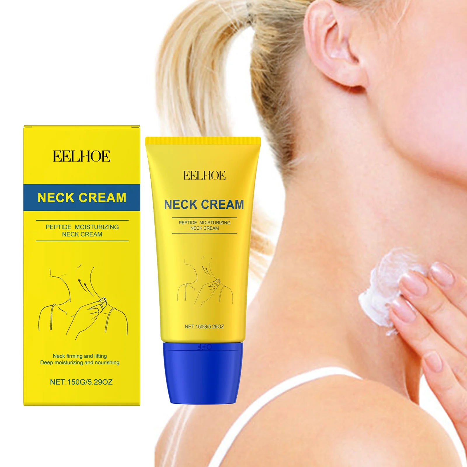 EELHOE Firming Neck Cream – Anti-Aging Lifting & Tightening Anti-Aging Neck Cream Zpaxo