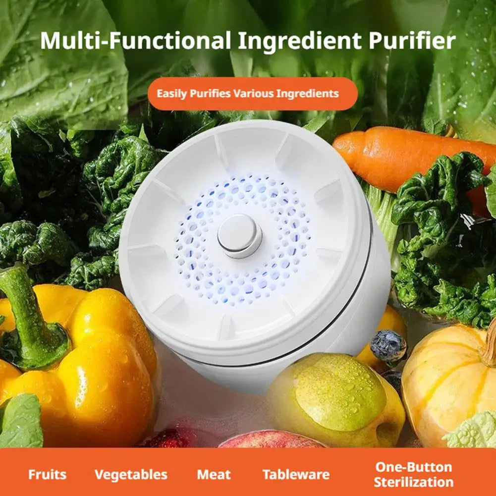 Fruit Washer, Automatic Water Washing Purifier Machine for Fruits, Vegetables, Meat, Seafood, Tableware, Utensils, Kitchen Zpaxo