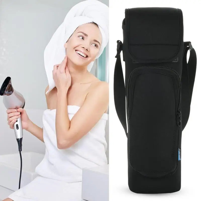 Waterproof Hair Dryer Travel Case – Heat-Resistant Storage Bag Hair Tool Travel Bag Zpaxo