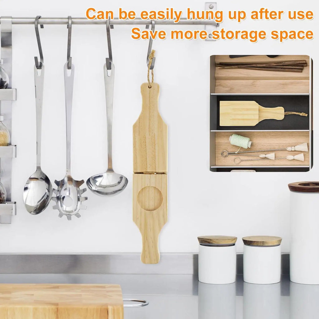 Wooden Plantain Press Maker Banana Masher Kitchen Tool Cooking Fried