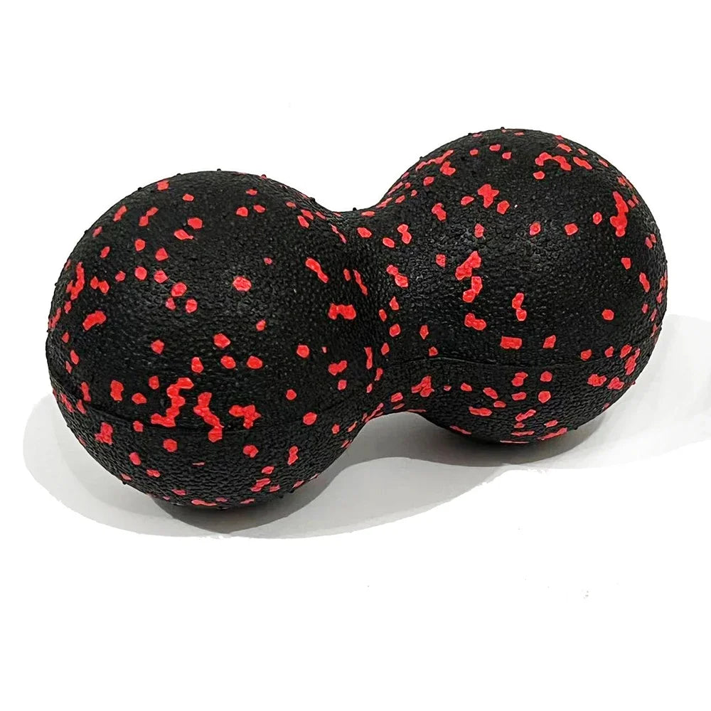 EPP 8cm Peanut Balls Body Massage Fascia Ball High Density Muscle Relaxation Lacrosse Fitness Yoga Myofascia Ball Relieve Pain Zpaxo Red 2