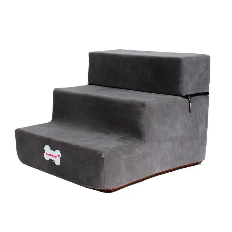 Small Dog Stairs Pet 3 Steps Stairs 30cm Height for Small Dog Cat Ramp Ladder Antislip Removable Dogs Bed Stairs Pet Supplies Zpaxo