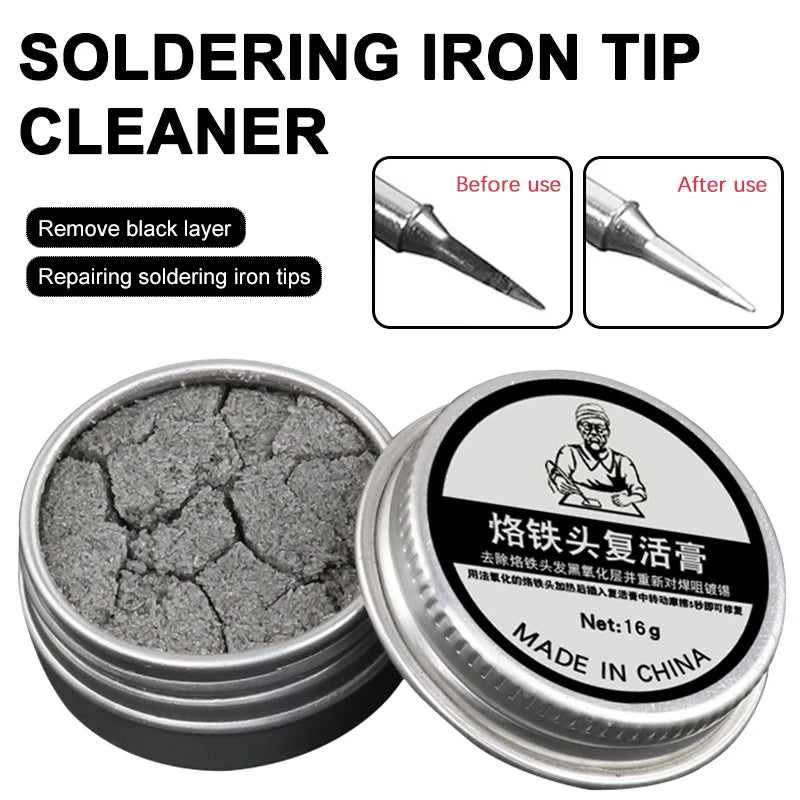 Soldering Iron Tip Cleaner Repairing Heads Solving Blackening Extend