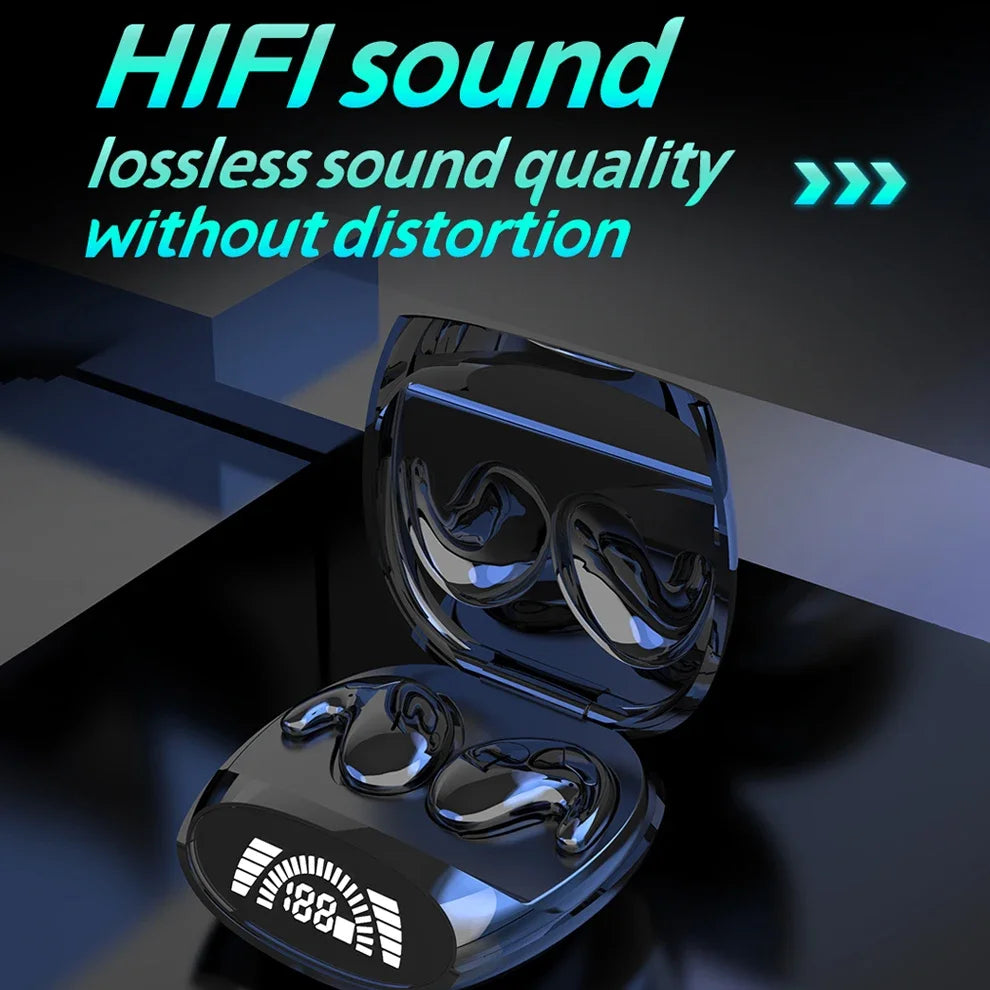 Mini Sleep Invisible Earbuds Tiny Hidden Headphones Bluetooth 5.3 Earphone Noise Cancelling Sports Stereo TWS Wireless Headsets Zpaxo