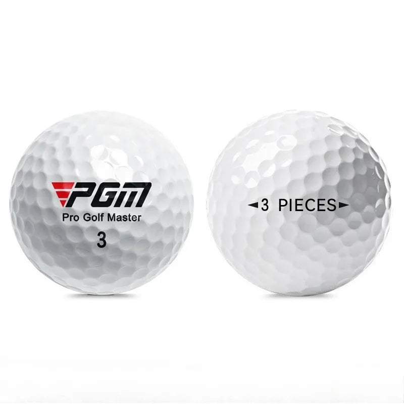 Outdoor Impact Resistant Three-layer Elastic Rubber Golf Ball Regular Professional Competition Practice Ball Golf Accessories Zpaxo