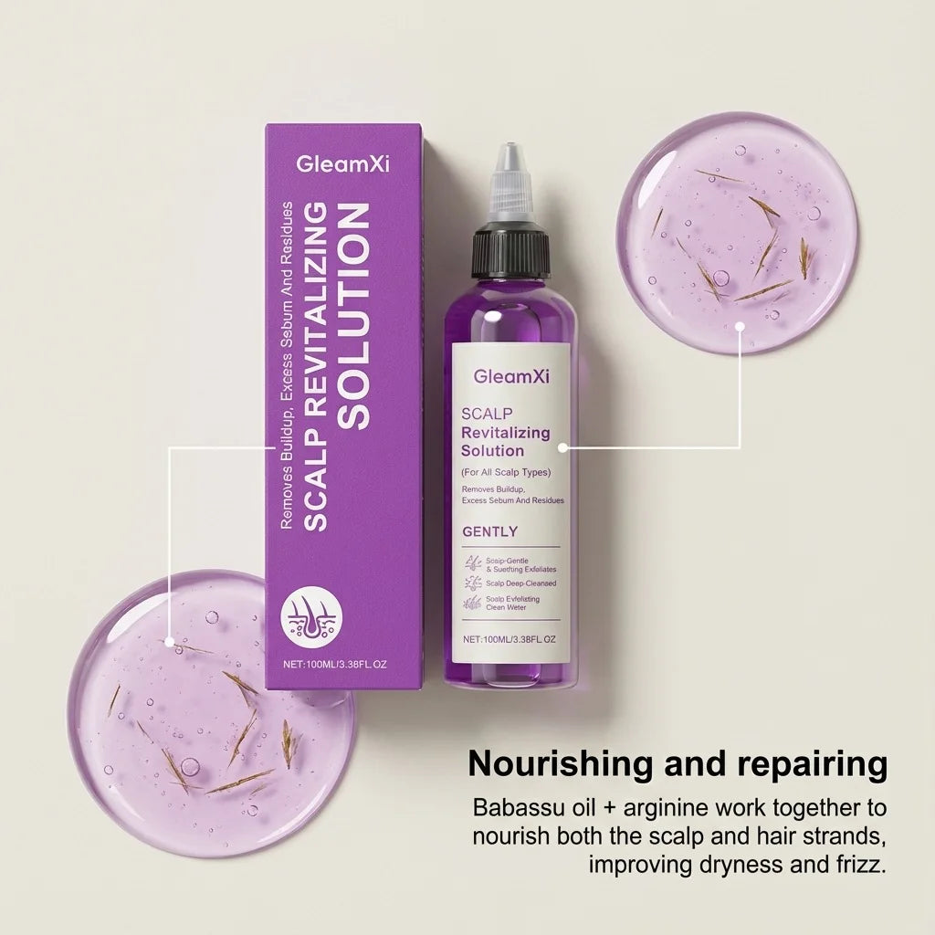 GleamXi Scalp Cleansing Shampoo – Dandruff & Oil Control Scalp Care Shampoo Zpaxo
