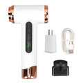 Travel Hair Dryer Cordless Rechargeable 15600mAh 200W Hair Dryer Portable Travel Lightweight Hot Cold Blow for Dormitory Travel Zpaxo WHITE US