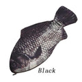 Carp Pen Bag Realistic Fish Shape Pencil Bag Stationery Bag Make-up Pouch With Zipper Back To School Pencil Pouch Pen Bag Zpaxo black