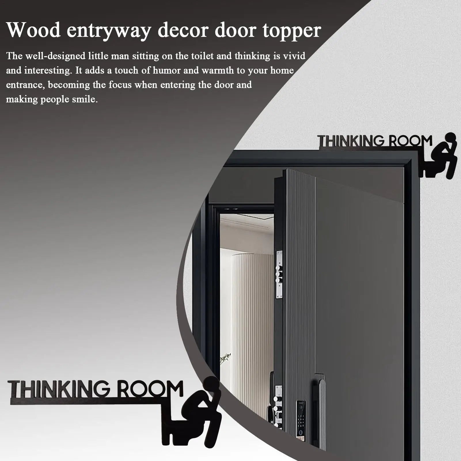 Thinking Room Bathroom Sign over Door Thinking Room Fun Wood Toilet Door Sign Unique Thinking Room Fun Toilet Door Sign Funny Zpaxo