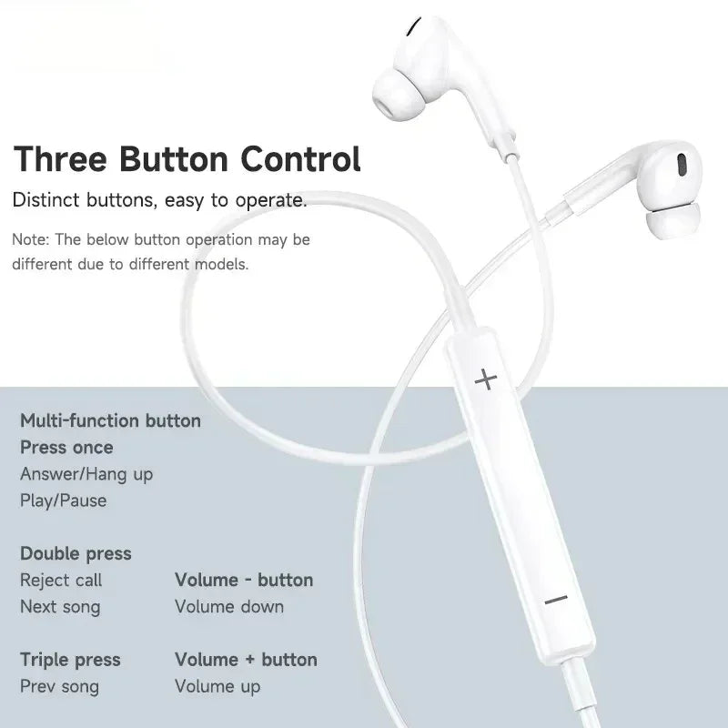 Earphones Apple Iphone 14 Max Lightning Headphones 13 12 11 Mini X XS
