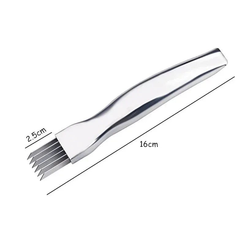 Kitchen Shred Silk Knife Stainless Steel Chopped Green Onion Curved