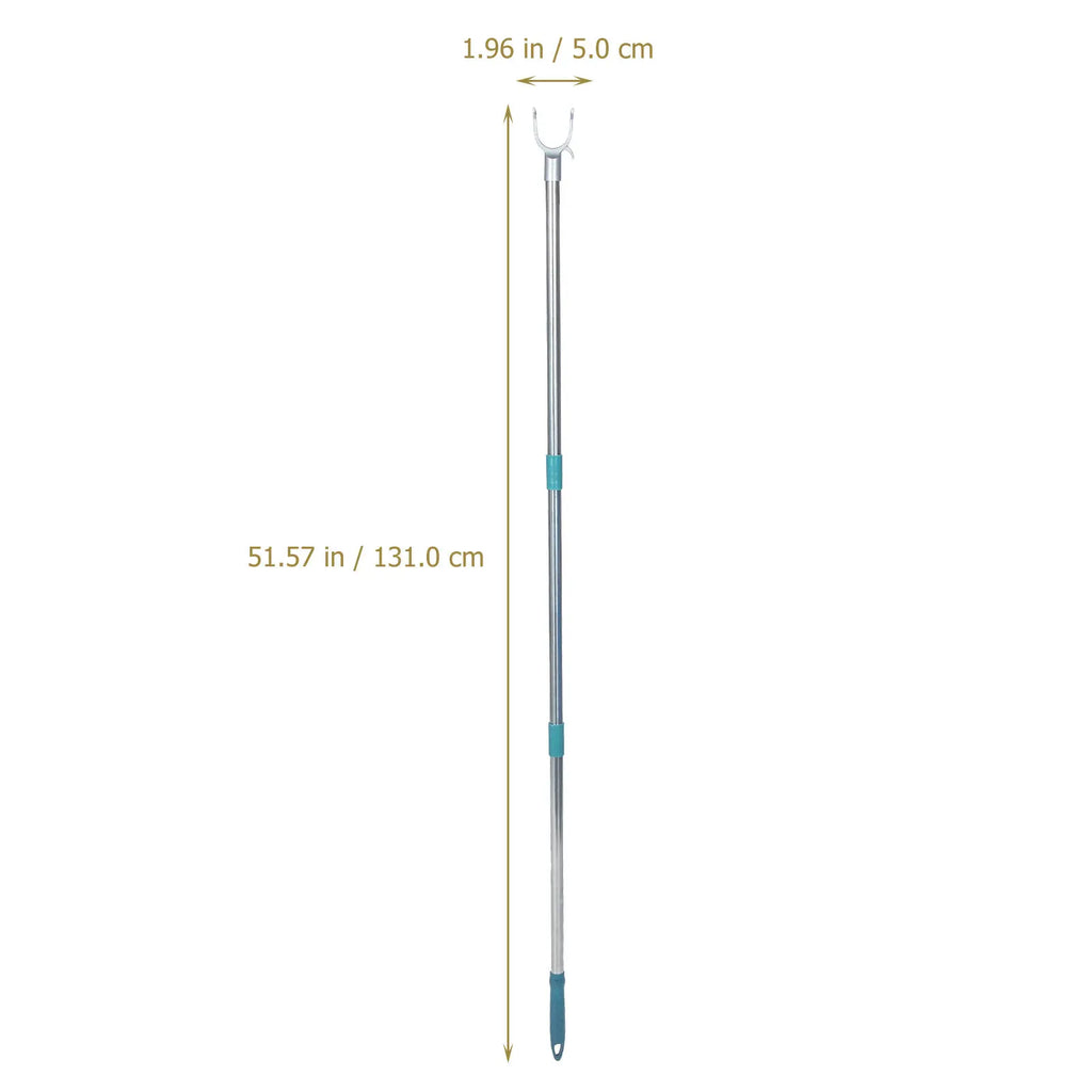 Adjustable Splicable Clothes Rod Stainless Steel Core Plastic Body