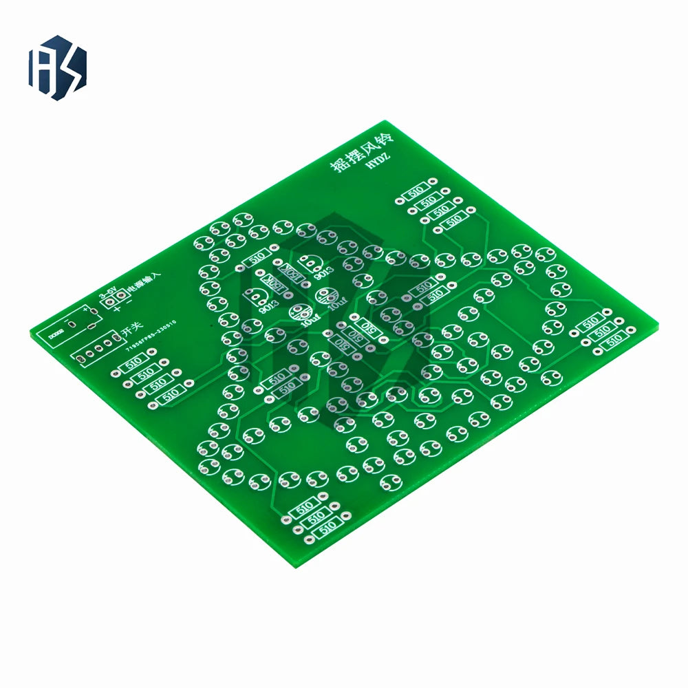 LED Swinging Bell Soldering Kit DIY Electronic Assembly Module STEM Education Project Zpaxo