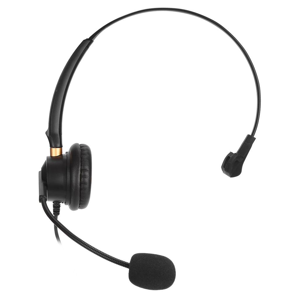 H600 2 5 Telephone Headset Single Ear Customer Service Headphone