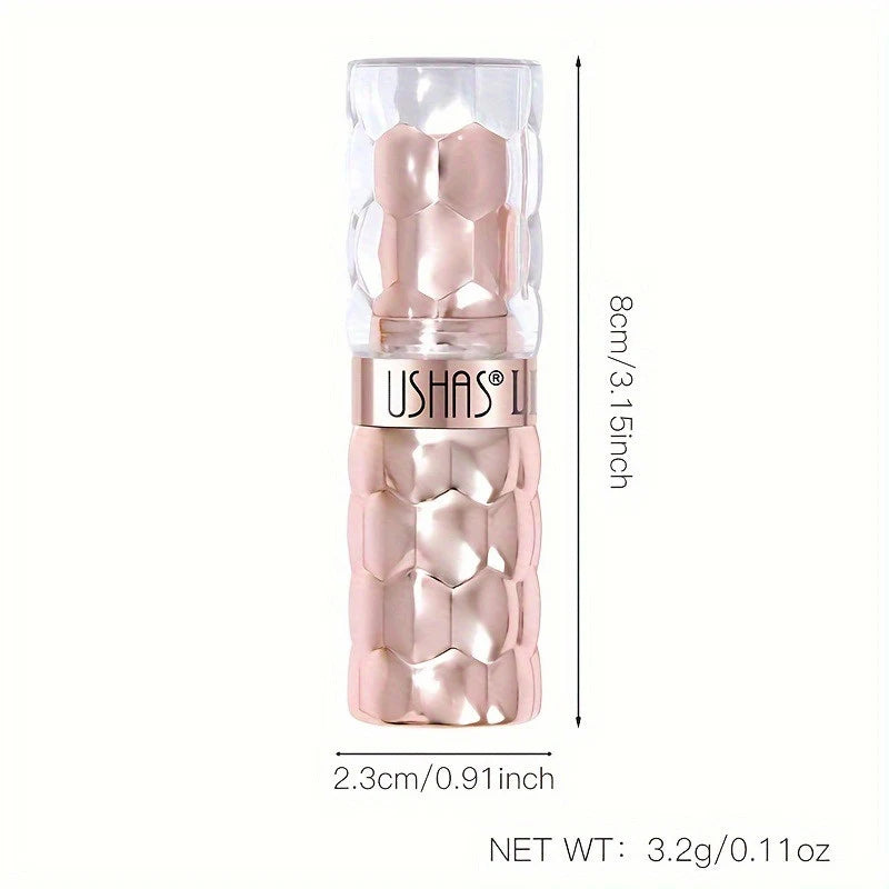 12 Colors Diamond Pearlescent Lipstick Glitter Shiny Metallic Lipstick Long Lasting Lip Tint Non-stick Cup Red Sexy Lips Makeup Zpaxo