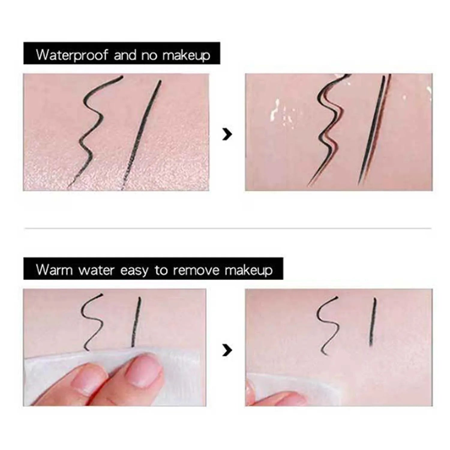 Dual-head eyeliner waterproof non-smudged and sweat-proof multi-function eye bag pen outline highlight liquid contour eyeliner Zpaxo