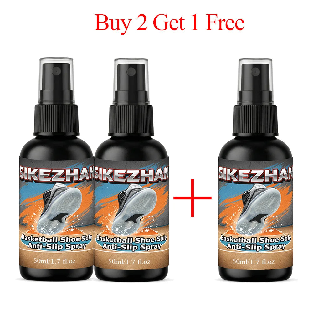 SIKEZHAN Basketball Shoe Grip Spray - Anti-Slip Traction Enhancer for Sneaker Soles - Instant Court Grip & Stop Sliding Zpaxo 150ml