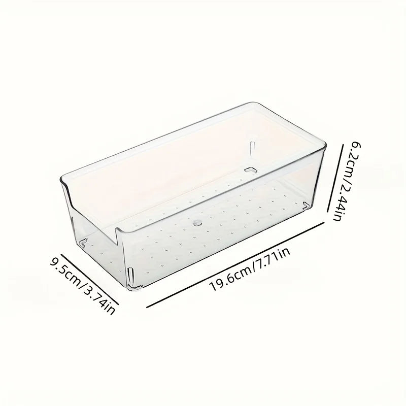 Clear Makeup Organizer 7 Stackable Drawer Dividers Cosmetics Desk Zpaxo