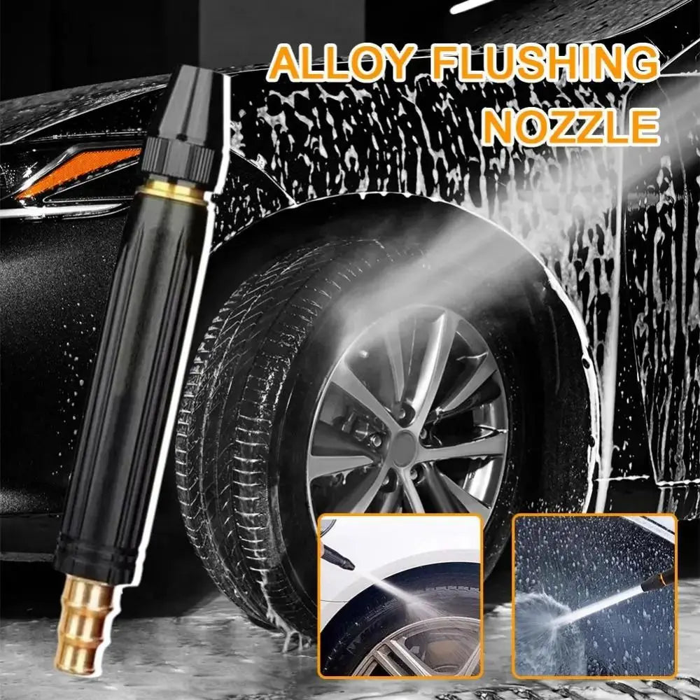Portable Car Wash Nozzle Adjustable Pressure Garden Watering Hose Zpaxo